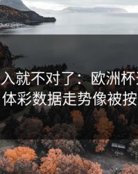 VAR一介入就不对了：欧洲杯这场临场异动，体彩数据走势像被按了开关